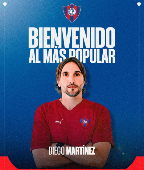 Diego Martínez nuevo DT de Cerro Porteño