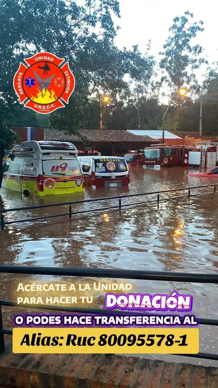 Bomberos de Capiatá piden ayuda ciudadana