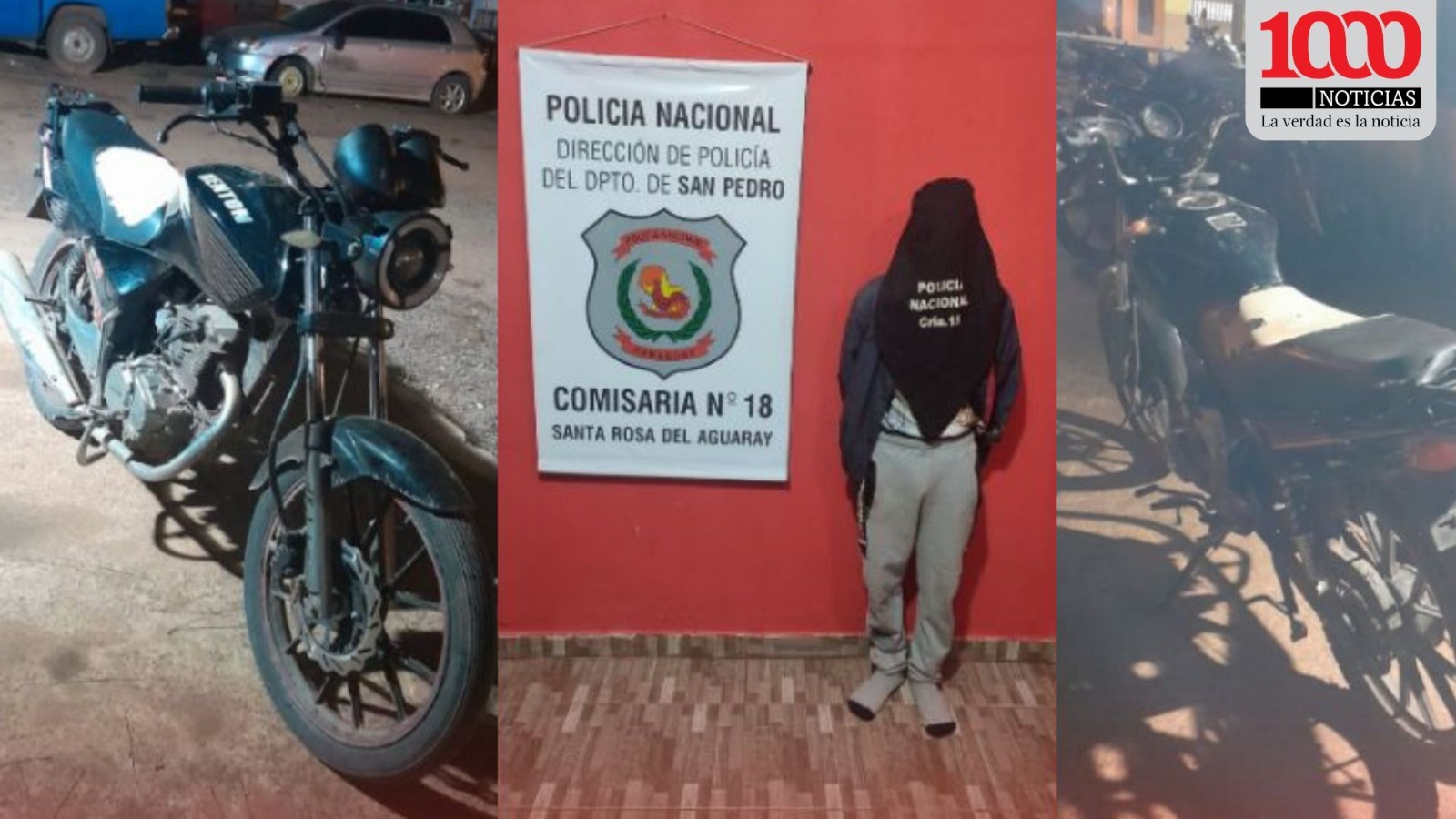 Salió de prisión, pero horas después fue detenido por hurtar una moto
