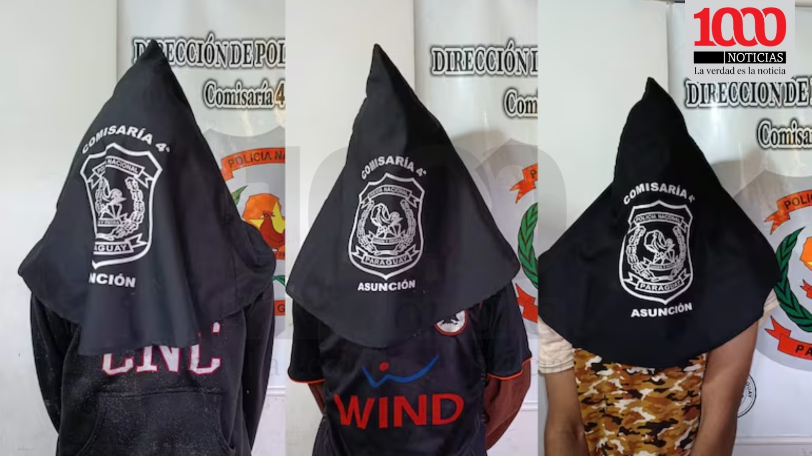 Tres primos fueron detenidos luego de intentar robar un celular en Barrio Obrero