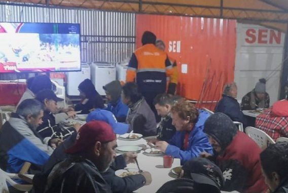 Un total de 61 personas pasaron la noche y madrugada en albergues de la SEN