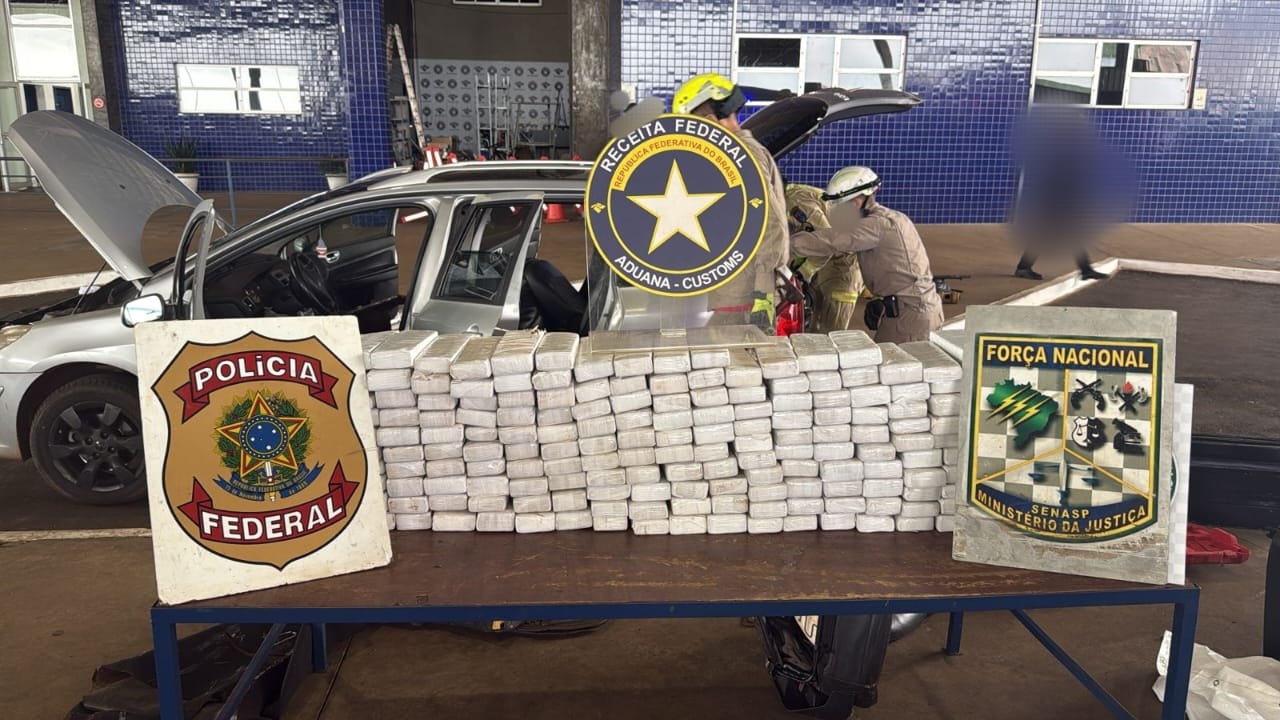 Policía brasileña incauta más de 340 kilos de marihuana en Puente de la Amistad