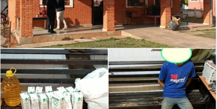 Sorprenden a joven robando alimentos del programa Hambre Cero en escuela