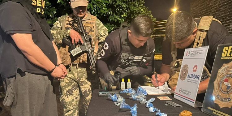 Desarticulan foco de distribución de cocaína y marihuana en San Lorenzo