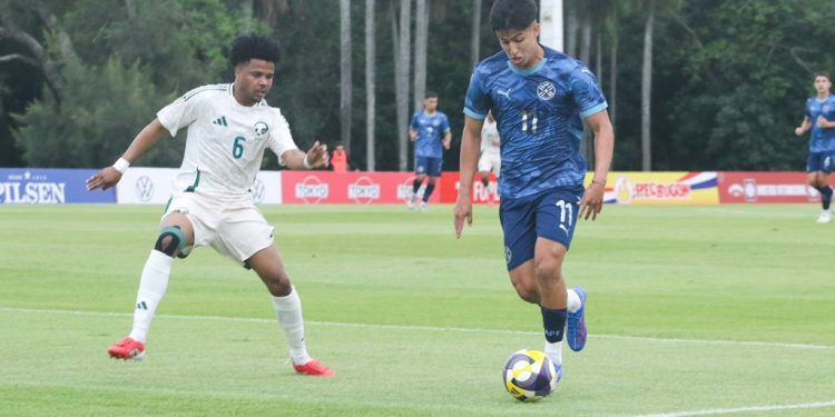 Paraguay igualó con Arabia Saudita en amistoso sub 20