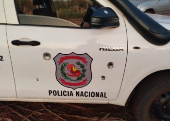 Atacaron a balazos una patrullera en Yhú