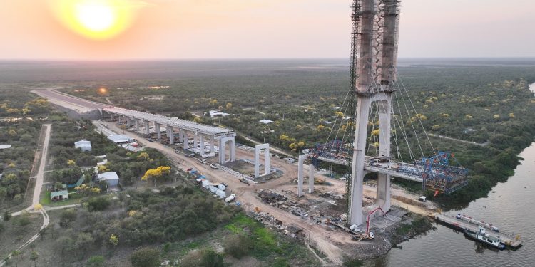 Construcción del Puente de la Bioceánica alcanza un 82% de avance