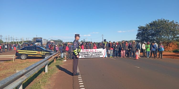 Reportan cortes de ruta en distintos puntos del país