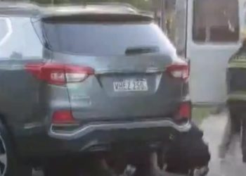 Comisario detenido en Luque por accidente con motociclista