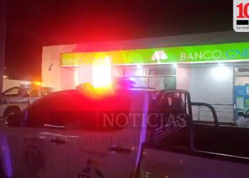 Intentaron robar una sucursal bancaria en zona de 4 Mojones