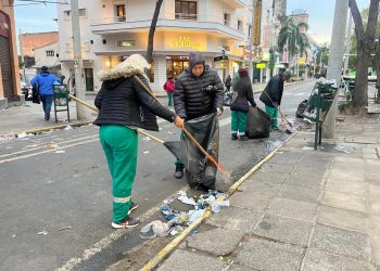 Festejos dejaron gran cantidad acumulada de residuos