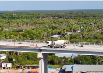 Puente Bioceánico: primer cruce en viaducto de acceso