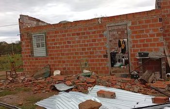 Destrozos y familias perjudicadas por temporal en Concepción