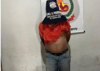 Un aprehendido por caso de asesinato con arma blanca en Piribebuy