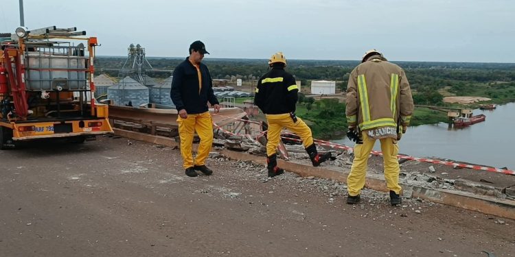 Ubicaron el camión y cuerpo del chofer en el río Paraguay