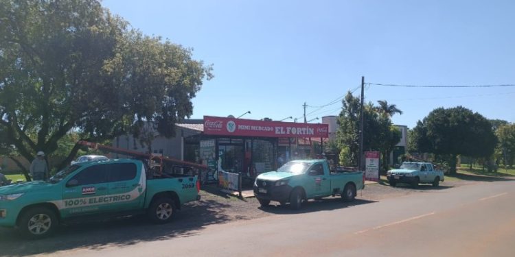 ANDE intervino conexión irregular en un minimercado en Misiones