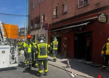 Unas 21 personas resultaron heridas por una explosión en un bar de Madrid
