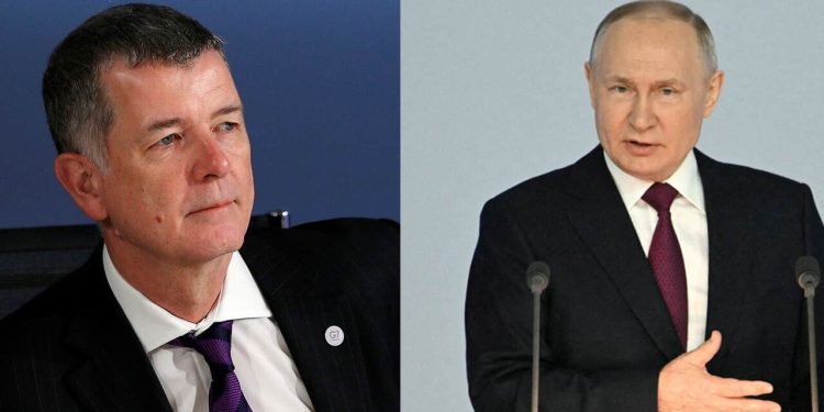 Jefe de inteligencia británica dice que Putin no quiere negociar la paz en Ucrania