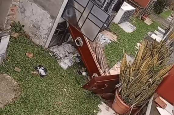 Profanan tumba en San Lorenzo