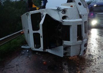 Vuelco de camión de caudales deja un fallecido en Caaguazú