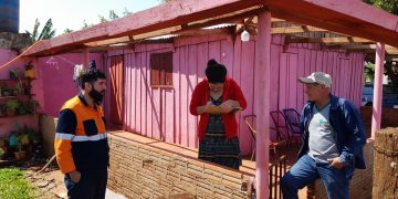 SEN llevó asistencia a familias por afectadas por temporales en Caazapá y Paraguarí