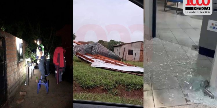 Misiones: daños materiales y familias damnificadas tras temporal