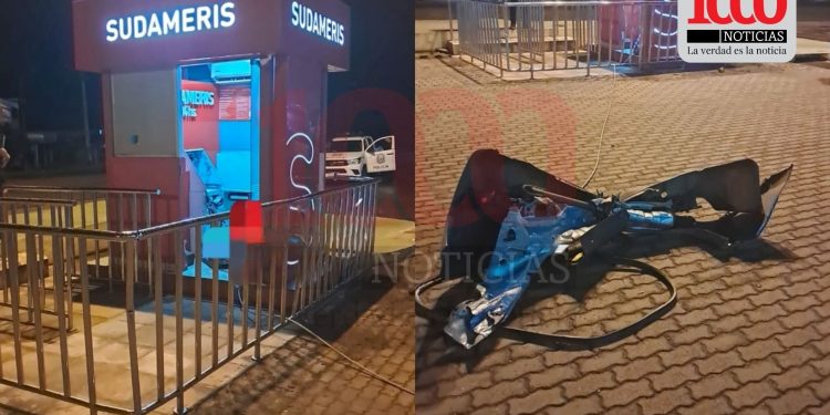 Intentaron robar un cajero automático en Itapúa