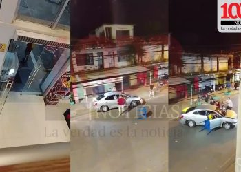 Militar ebrio al volante chocó contra una estación de servicio y un puesto callejero