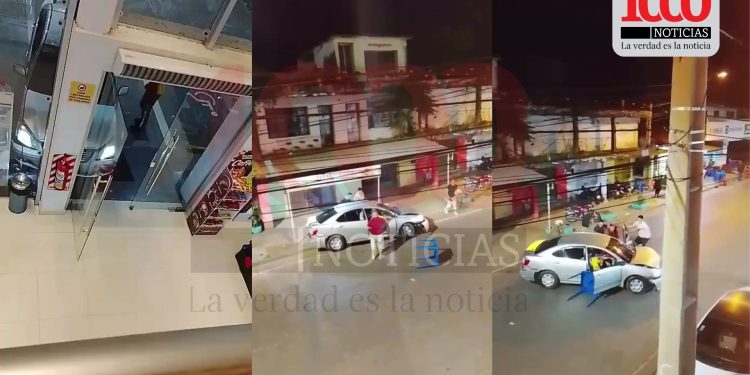 Militar ebrio al volante chocó contra una estación de servicio y un puesto callejero