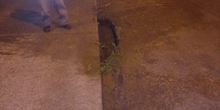 Desde el MOPC afirman que comuna fernandina «exageró» al hablar de un «gigantesco bache» sobre la Ruta PY 02