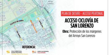 Anuncian retiro del puente metálico y accesos alternativos en la ciclovía de San Lorenzo