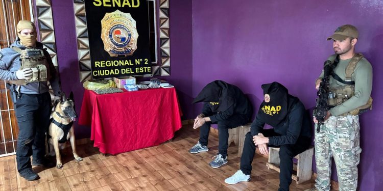 Desmantelan base de microtráfico en Ciudad del Este