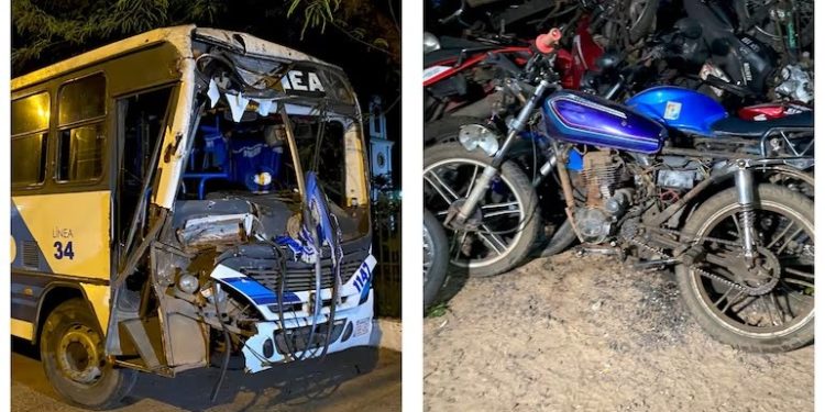 Motociclista pierde la vida tras ser arrollado por un ómnibus en Limpio