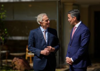 Peña recibió al exprimer ministro Tony Blair