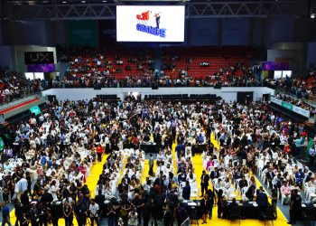 Unas 600 parejas dieron el «Sí más grande» en el SND