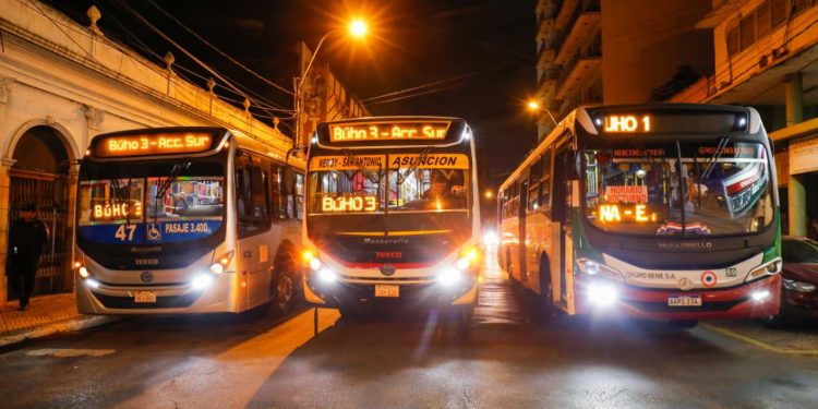 Líneas dentro del servicio Búho superan 70.000 pasajeros