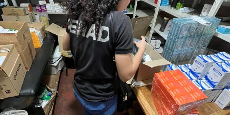 SENAD incauta medicamentos en situación irregular