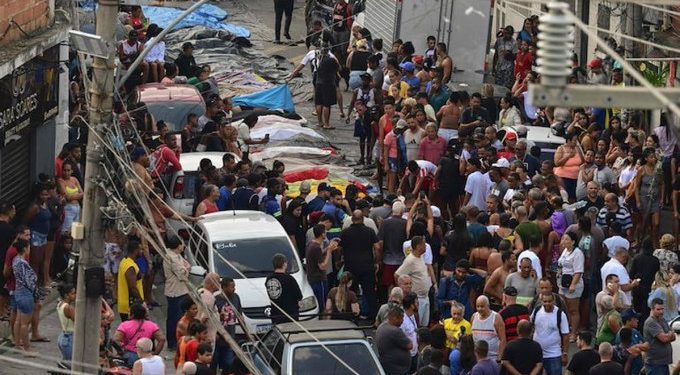 Operativo narco en Río de Janeiro: elevan a 122 la cifra de fallecidos