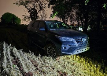 Recuperan camioneta hurtada en Brasil perteneciente a la Policía Militar
