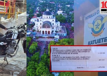 Se suspende el viaje a Caacupé: promesero termina con multa y su moto al corralón