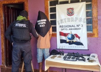 Capitán Bado: cae ciudadano brasileño que tenía en su poder municiones con sello de la Dimabel