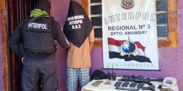 Capitán Bado: cae ciudadano brasileño que tenía en su poder municiones con sello de la Dimabel