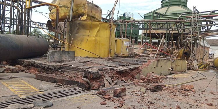 Explosión en fábrica de Capiatá deja tres heridos