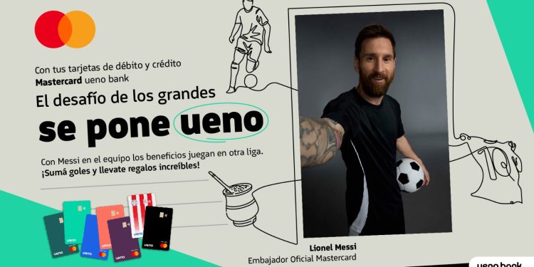 ueno bank y Mastercard te invitan a «meter goles» para acceder a regalos exclusivos de Lionel Messi