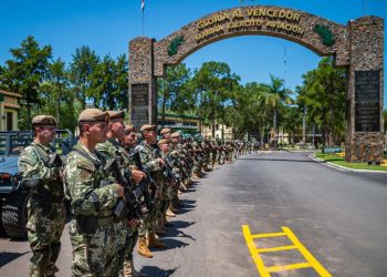 Militares refuerzan labor policial para seguridad por final de la Sudamericana