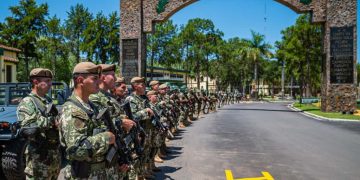 Militares refuerzan labor policial para seguridad por final de la Sudamericana