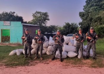 Desmantelan un campamento de prensado de marihuana en la reserva Mbaracayú