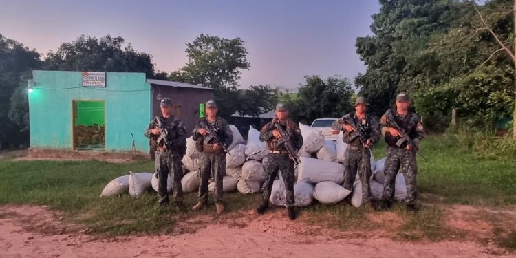 Desmantelan un campamento de prensado de marihuana en la reserva Mbaracayú