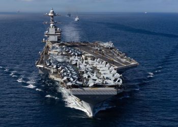 Portaaviones más grande de EE.UU. entra al Caribe