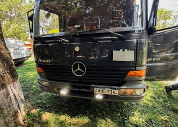 Detienen camión con madera extraída ilegalmente de la Reserva Mbaracayú